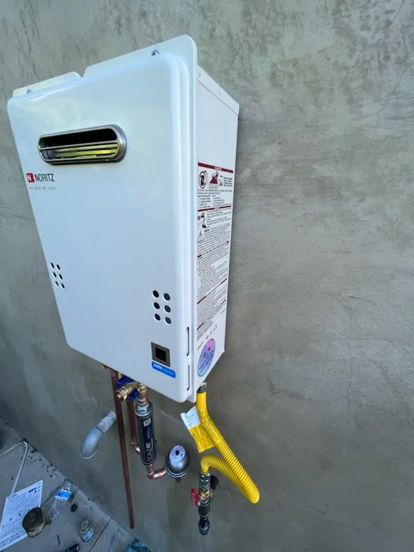 Tankless water heater installation for Depot Bench homes